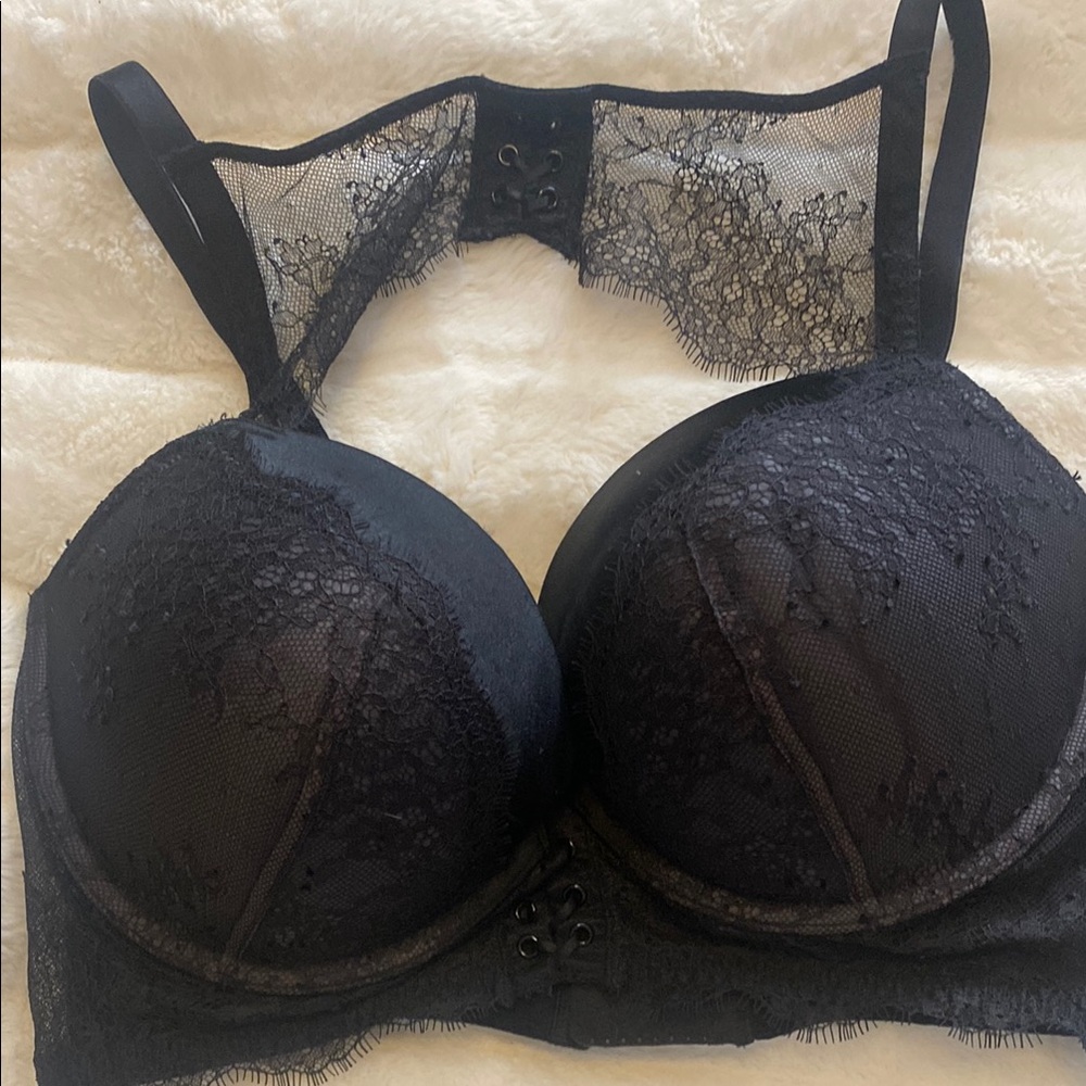 Elegant Black Lace Bra